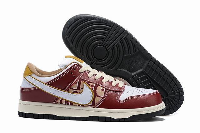 Cheap Nike Dunk Sb Men's Shoes White Wine Letters-53 - Click Image to Close